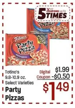 Maceys Totino's Party Pizzas offer
