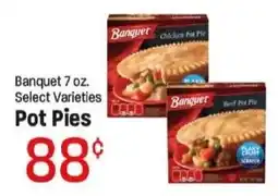 Maceys Banquet pot pies offer