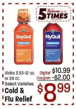 Maceys DayQuil and NyQuil Cold & Flu Relief offer