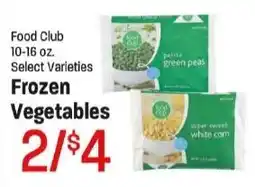Maceys Food Club Frozen Vegetables offer