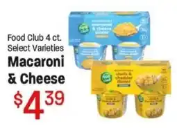 Maceys Food Club Macaroni & Cheese offer