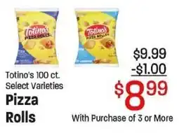 Maceys Totino's pizza rolls offer