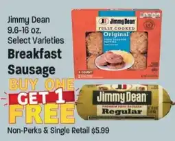 Maceys Jimmy Dean Breakfast Sausage offer