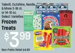 Maceys Talenti, Outshine, Nestle and More Frozen Treats offer