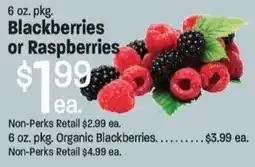 Maceys Blackberries or Raspberries offer