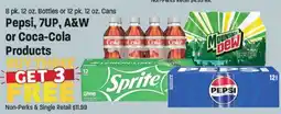 Maceys Pepsi, 7UP, A&W or Coca-Cola Products offer