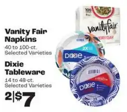 Rosauers Dixie Tableware offer