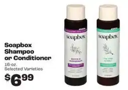 Rosauers Soapbox Shampoo or Conditioner offer