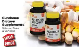 Rosauers Sundance dietary supplements offer