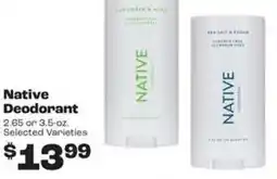 Rosauers Native Deodorant offer