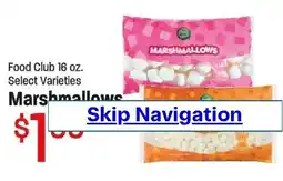 Maceys Food Club marshmallows offer