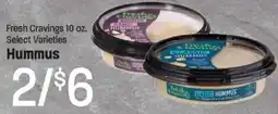 Maceys Fresh Cravings hummus offer