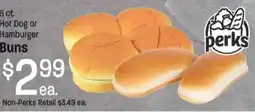 Maceys Perks hot dog or hamburger buns offer