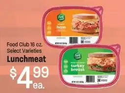Maceys Food Club lunchmeat offer