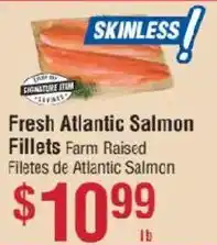 Smart & Final Signature Select Fresh Atlantic Salmon Fillets offer