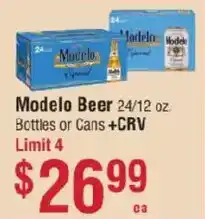 Smart & Final Modelo Beer offer