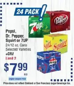Smart & Final Pepsi, Dr. Pepper, Squirt or 7UP offer