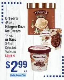 Smart & Final Dreyer's Haagen-Dazs Ice Cream offer
