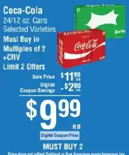Smart & Final Coca-Cola offer