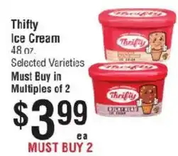 Smart & Final Thifty ice cream offer