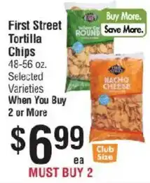 Smart & Final First Street Tortilla Chips offer