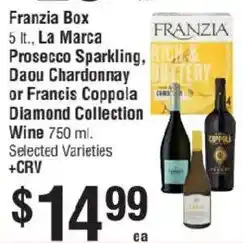 Smart & Final Franzia Box offer