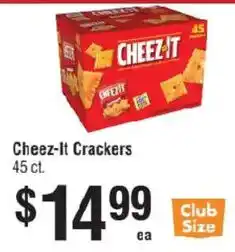 Smart & Final Cheez-it Crackers offer