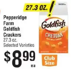 Smart & Final Pepperidge Farm Goldfish Crackers offer