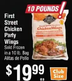Smart & Final First Street Chicken Party Wings offer