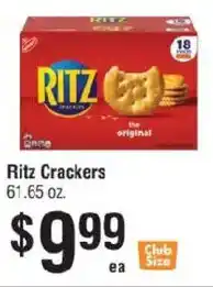 Smart & Final Ritz Crackers offer