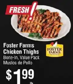 Smart & Final Foster Farms Chicken Thighs offer