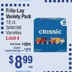Smart & Final Frito-Lay variety pack offer