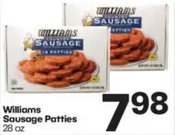 Harp's Market Williams Sausage Patties offer