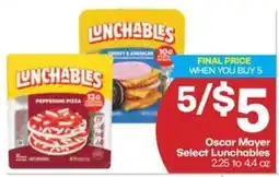 Harp's Market Oscar Mayer Select Lunchables offer