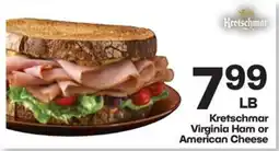 Harp's Market Kretschmar Virginia Ham or American Cheese offer