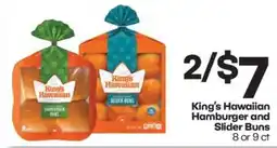 Harp's Market King's Hawaiian Hamburger and Slider Buns offer