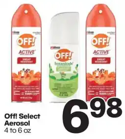 Harp's Market Off! Select Aerosol offer