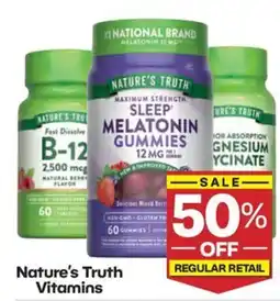 Harp's Market Nature's Truth Vitamins offer