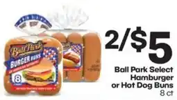 Harp's Market Ball Park Select Hamburger or Hot Dog Buns offer