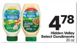 Harp's Market Hidden Valley Select Condiments offer