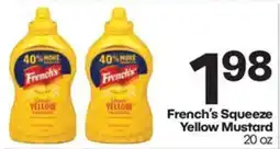 Harp's Market French's squeeze yellow mustard offer