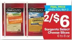 Harp's Market Sargento Select Cheese Slices offer