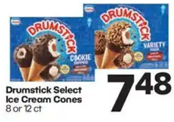 Harp's Market Drumstick select ice cream cones offer
