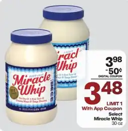 Harp's Market Select Miracle Whip offer