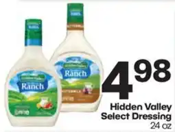 Harp's Market Hidden Valley Ranch Select Dressing offer