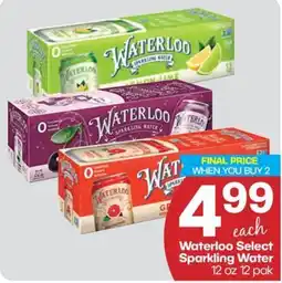 Harp's Market Waterloo Select Sparkling Water offer