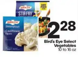 Harp's Market Bird's Eye Select Vegetables offer