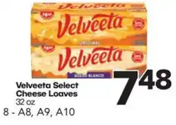 Harp's Market Velveeta Select Cheese Loaves offer