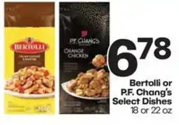 Harp's Market Bertolli or P.F. Chang's Select Dishes offer