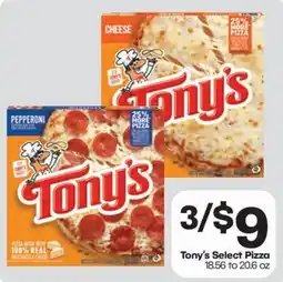 Harp's Market Tony's Select Pizza offer